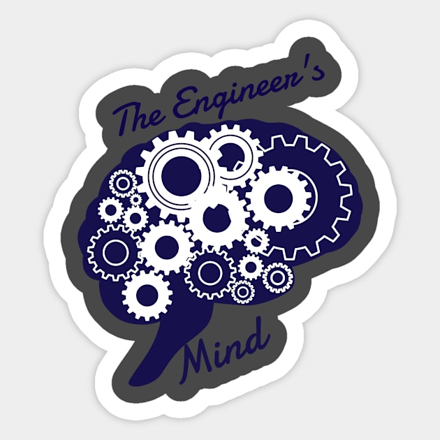 The Engineer's Mind Sticker by Anesidora